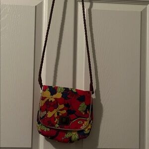 Sakroots Red and Yellow Floral Crossbody Bag